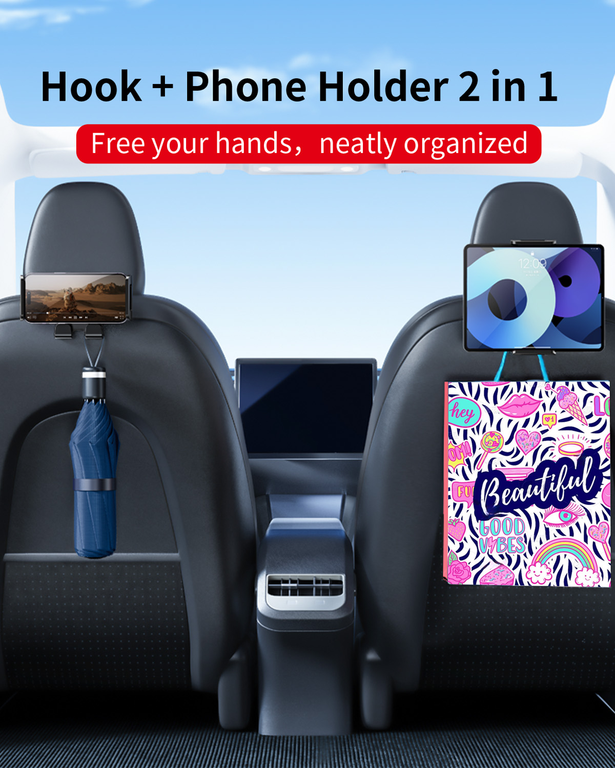 Uchwyt samochodowy Hipacool na – Tesla Tablet Accessories recenzja i cena