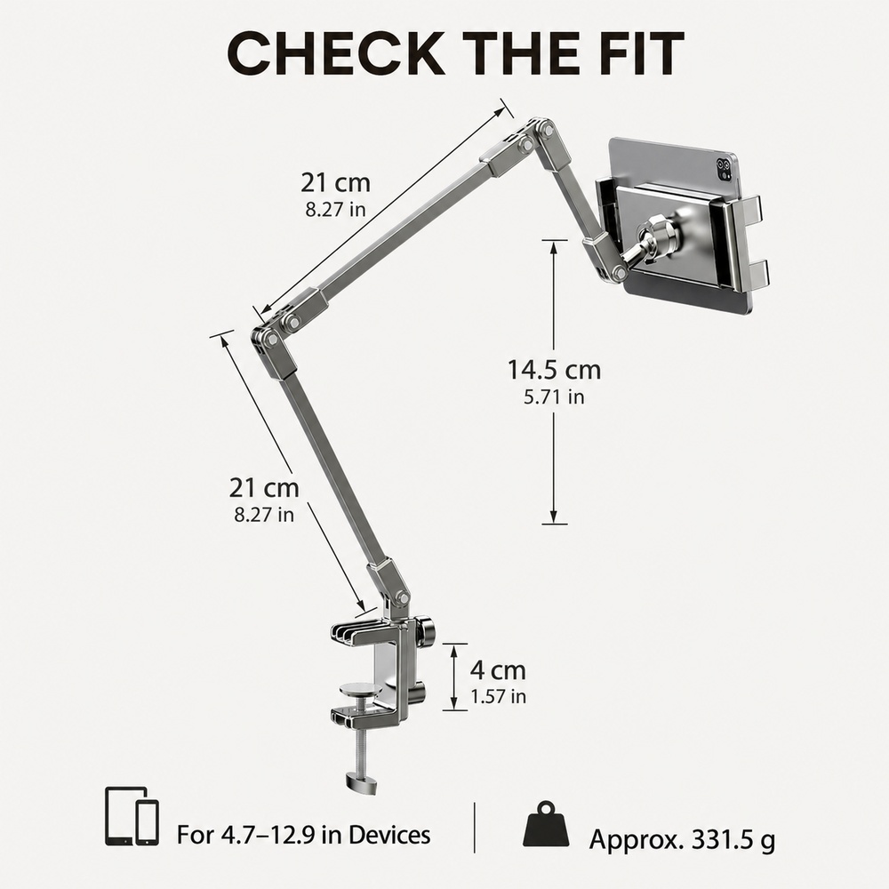Regulowany uchwyt na telefon d – Tablet Stand Accessories recenzja i cena